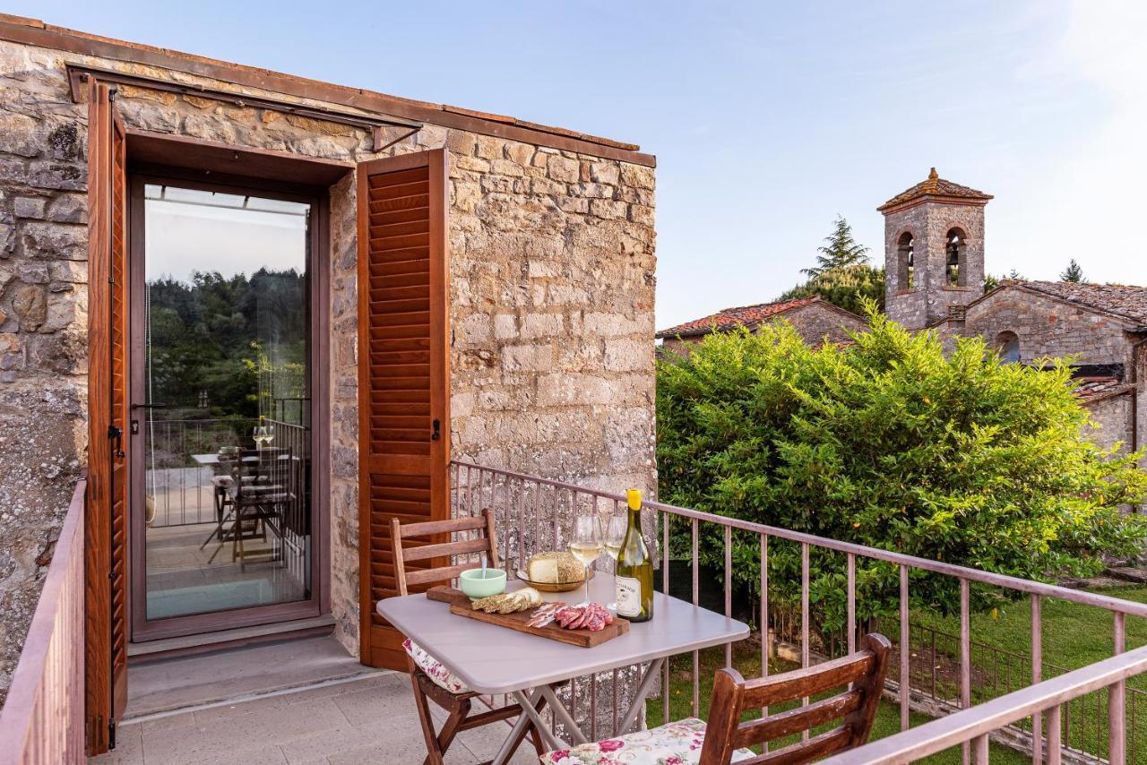 Lucolena in Chianti L'Abbaziaヴィラ エクステリア 写真